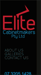 Mobile Screenshot of elitecabinetmakers.com